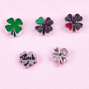 Four Leaf Clover Floating Charm
