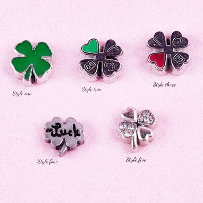 Four Leaf Clover Floating Charm