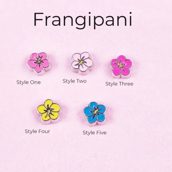 Frangipani Floating Charms