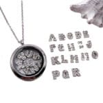 Letter Floating Charms Crystal