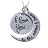 Love you to the moon and back necklace