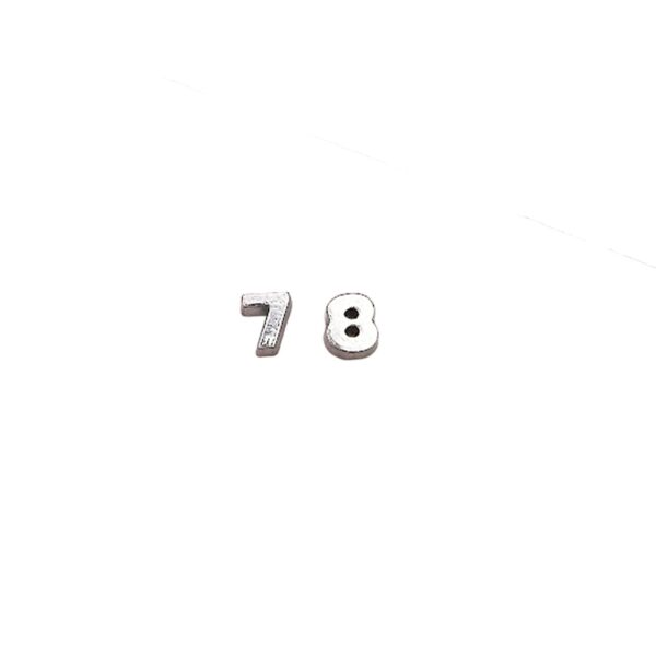 Number Floating Charms