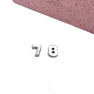 Number Floating Charms