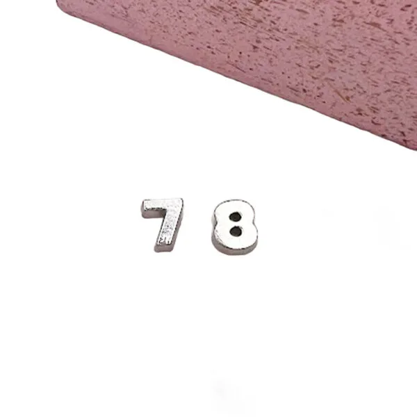 Number Floating Charms