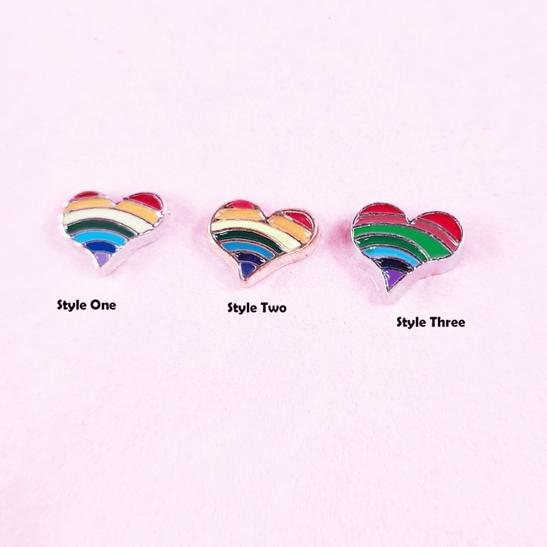 Gay Pride Floating Charms