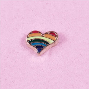 Gay Pride Floating Charms