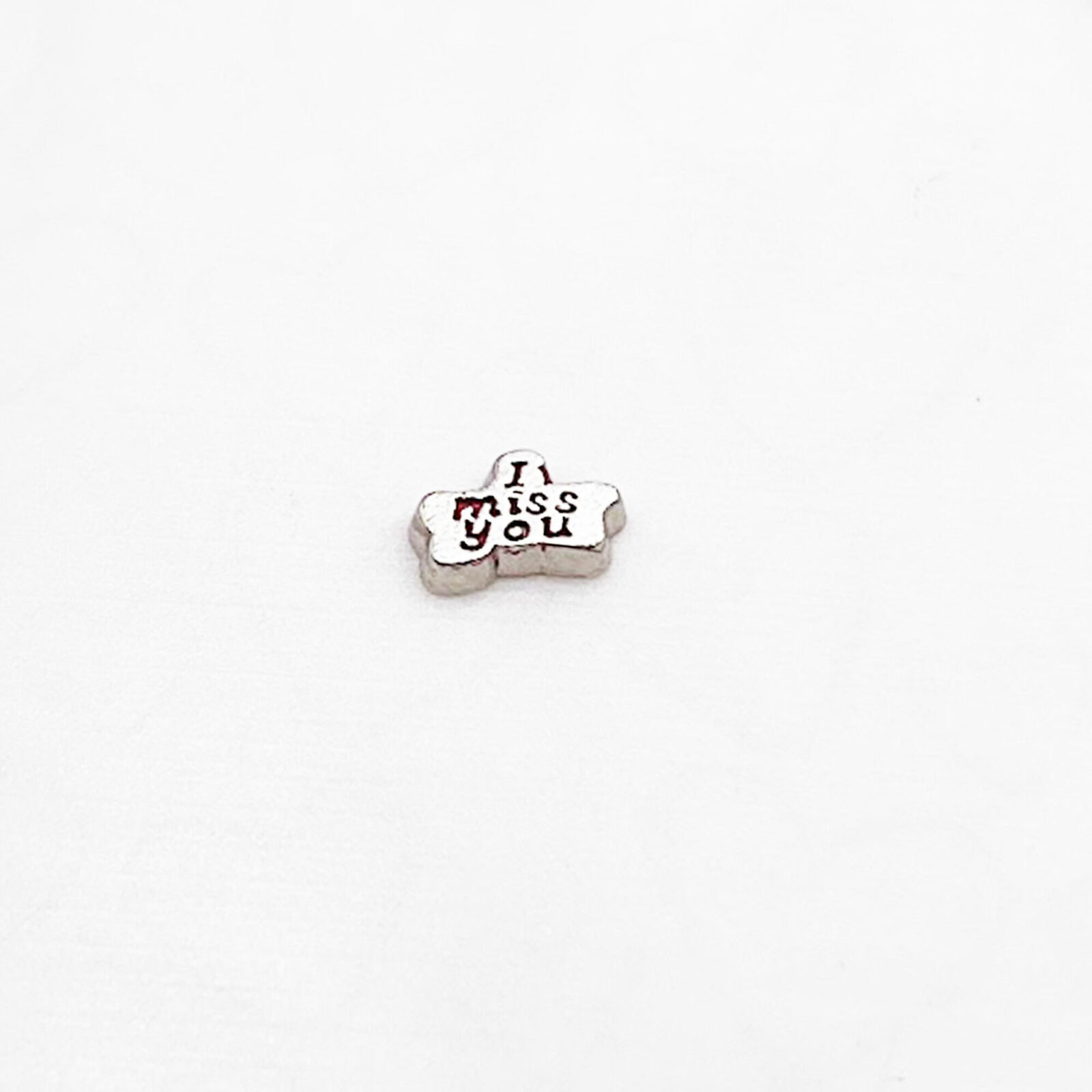 I Miss You Floating Charm