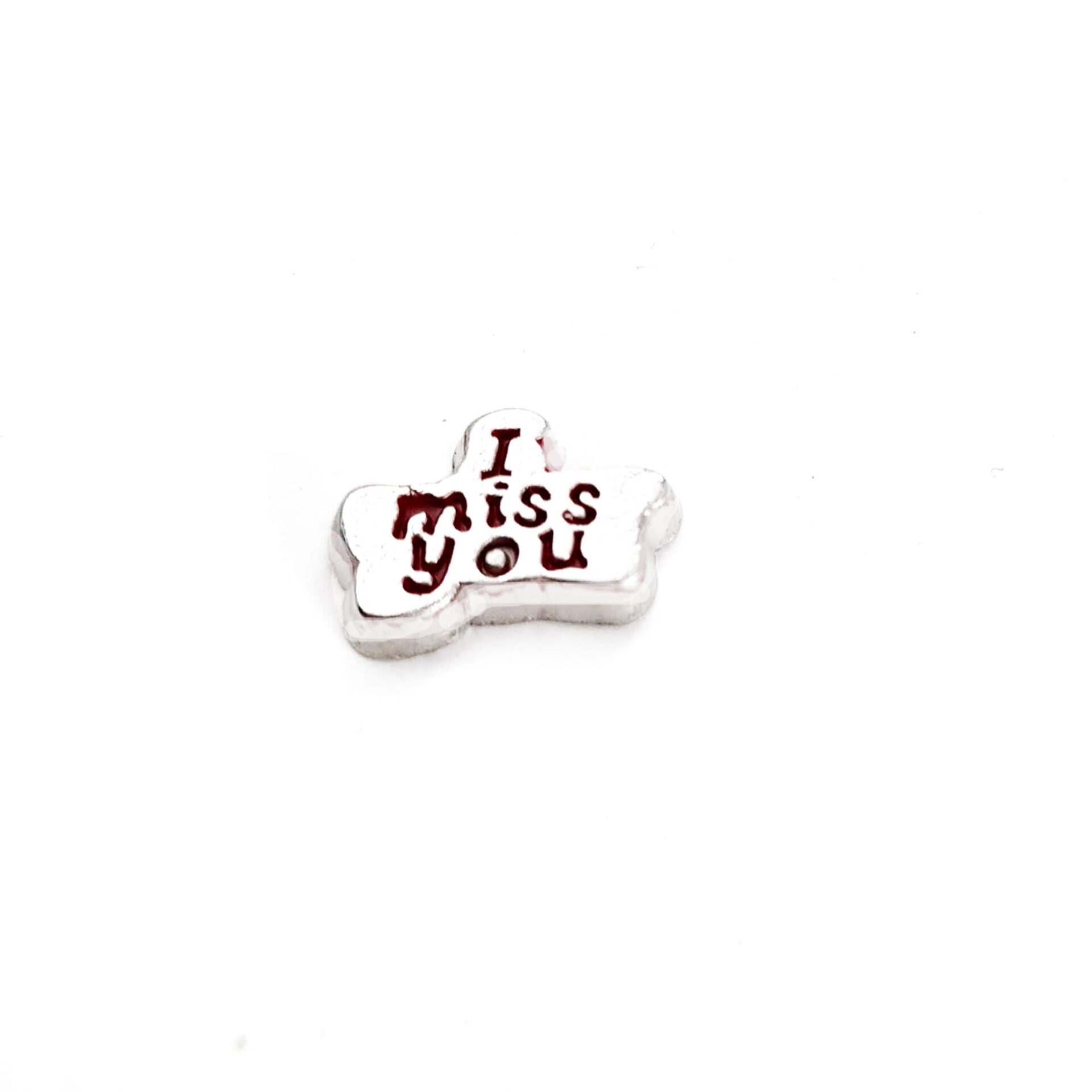 I Miss you Floating Charm