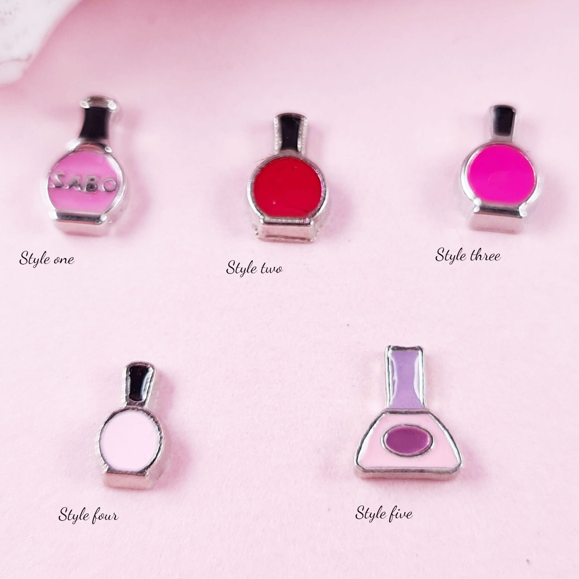 Nail Polish Floating Charms