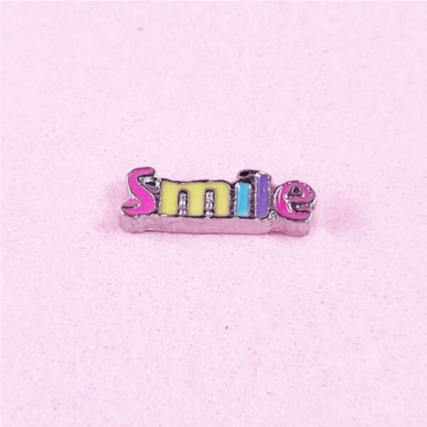 Smile Floating Charm