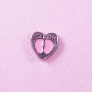 Footprints Floating Charms