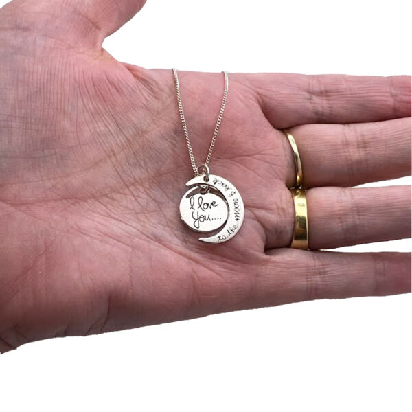 Love you to the moon and back necklace