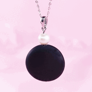 Pearl and Onyx Necklace