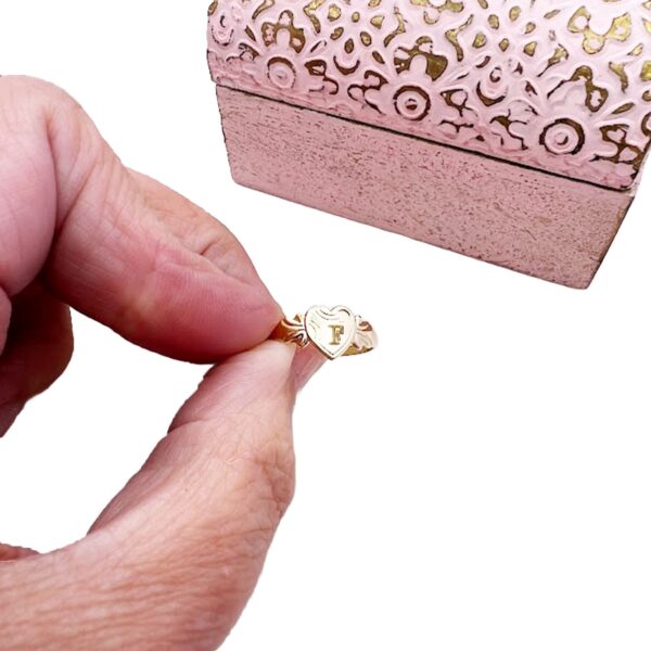 9ct Gold Signet Ring N