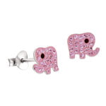 Pink Elephant earrings