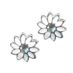 Crystal Flower earrings