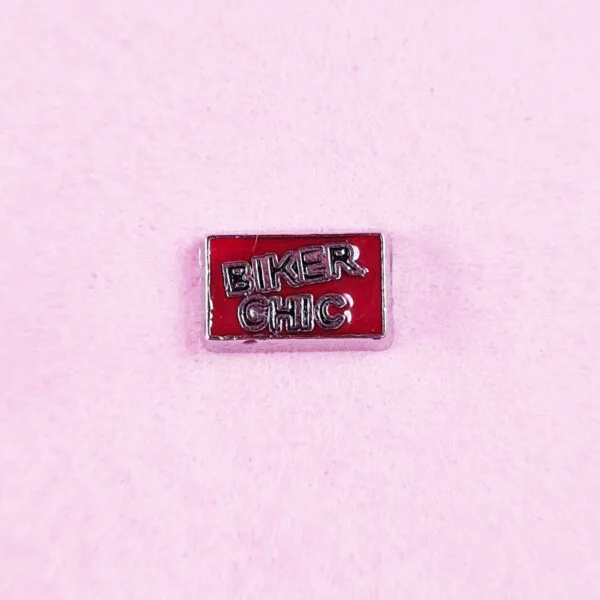 Biker Chic Floating Charm
