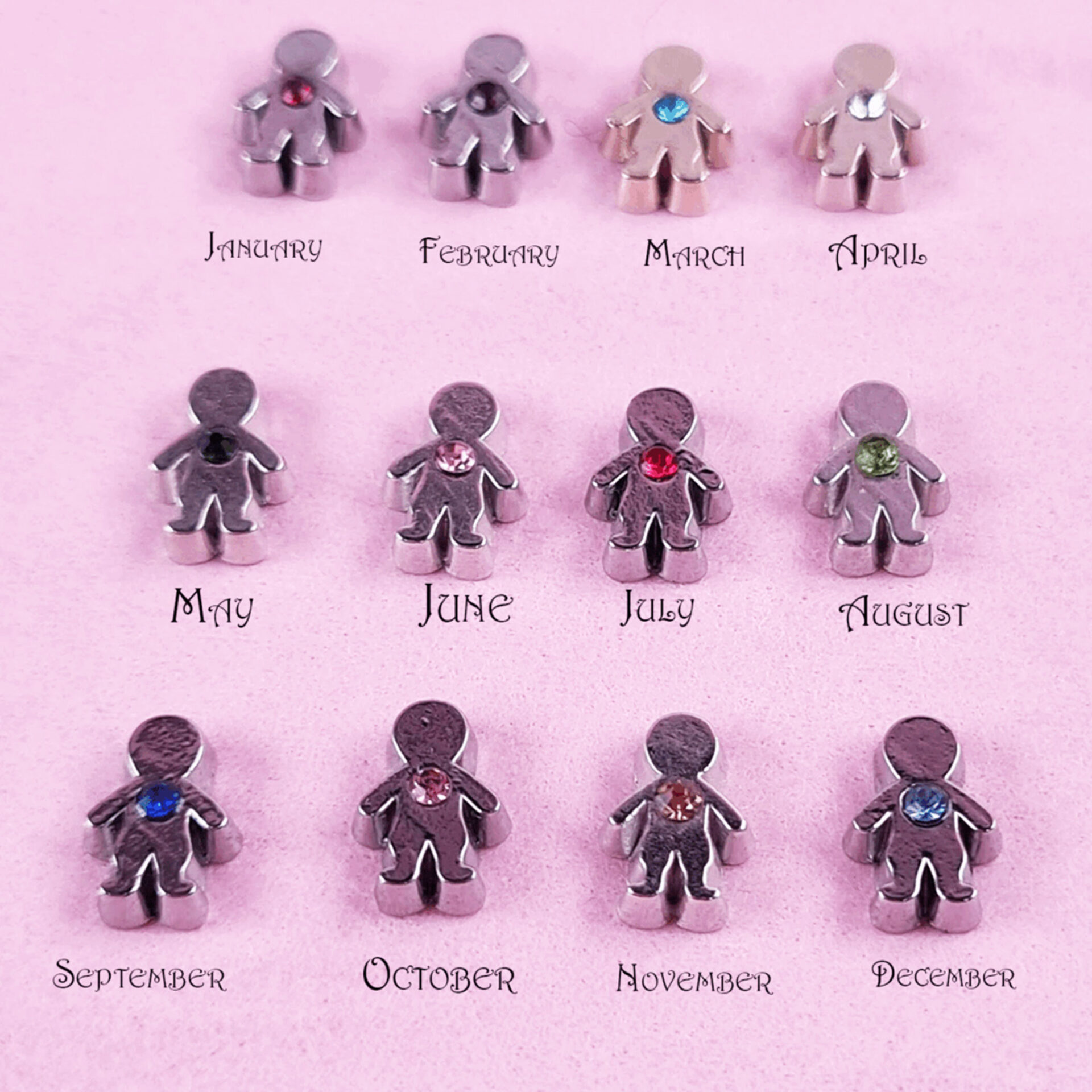 Birthstone Floating Charms