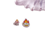 Campfire Floating Charm