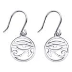 Eye of Horus Dangle Earrings
