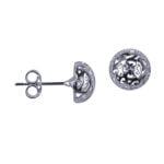Filigree Dome stud earrings