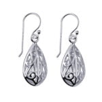 Filigree Teardrop Earwires