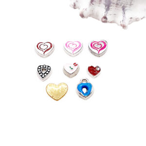 Heart Floating Charms