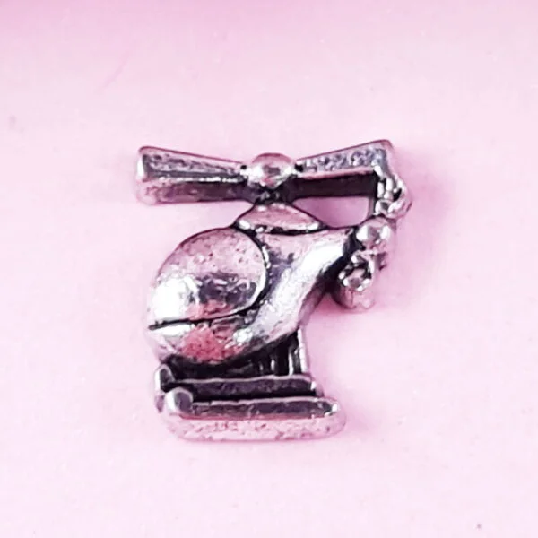 Helicopter Floating Charm