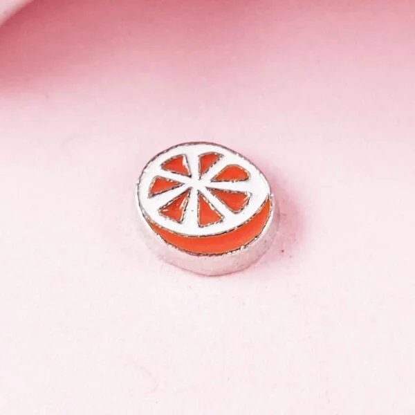 Orange Floating Charm