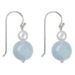 Pearl and Stone Earrings