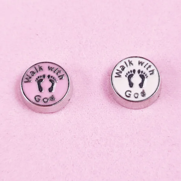 Walk with God Floating Charm