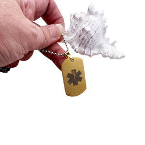 Medical Alert Necklace Various Colours 6 Medical Alert Necklace