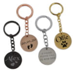 Round Keyring Personalised