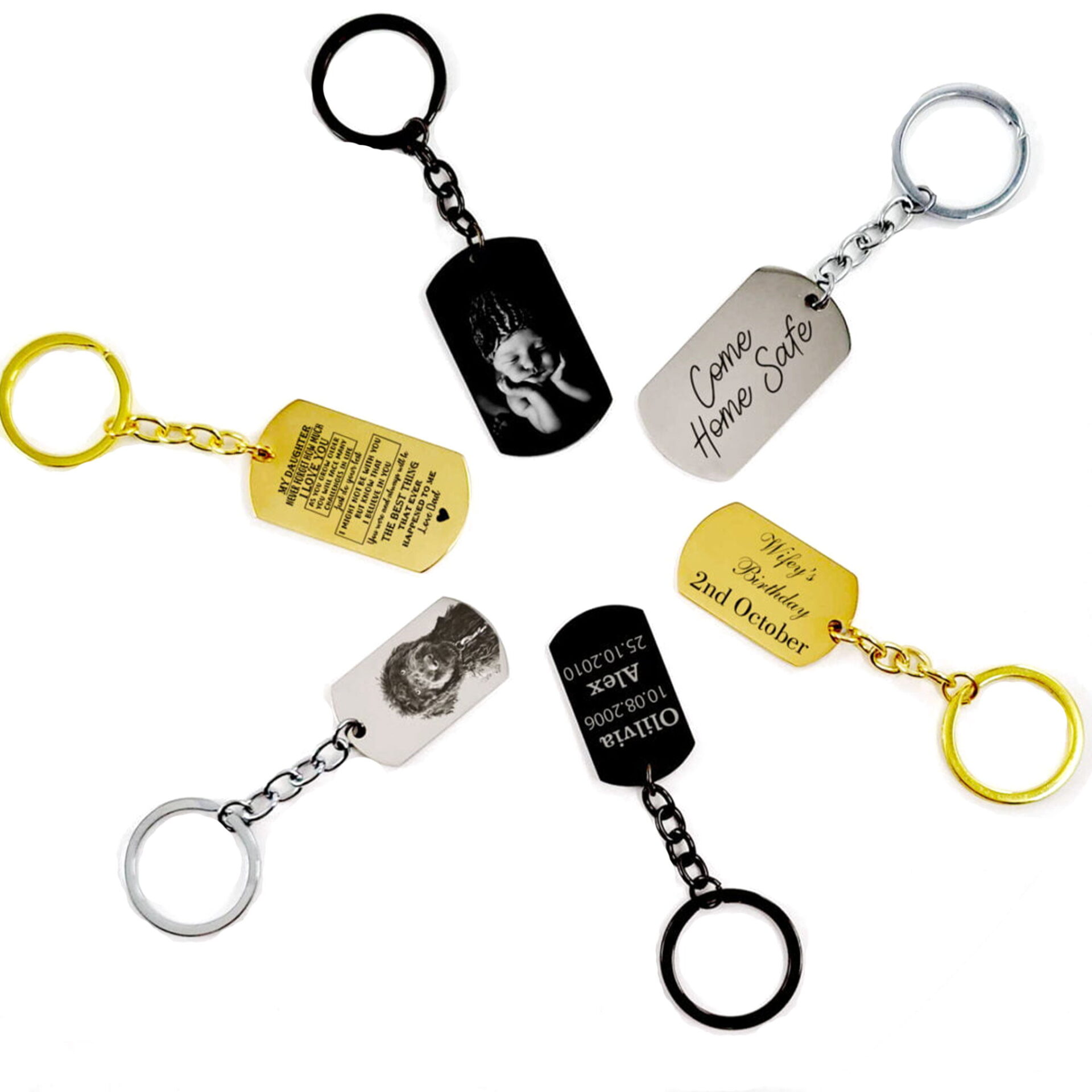 Army Tag Keyrings
