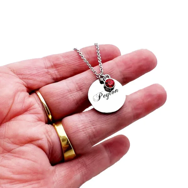 Personalised Disc Necklace