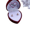 Flat Ball Stud Earrings