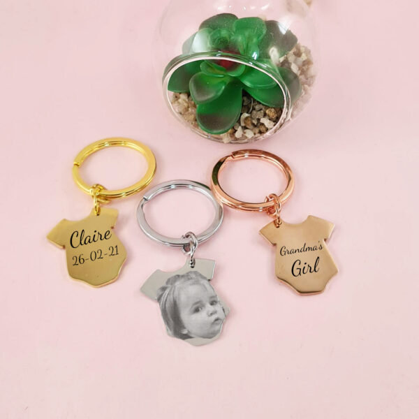 Baby Photo Keyring