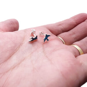 Bluebird Earring Studs