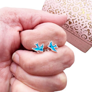 Bluebird Earring Studs