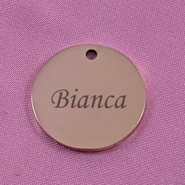 Personalised Disc Charm