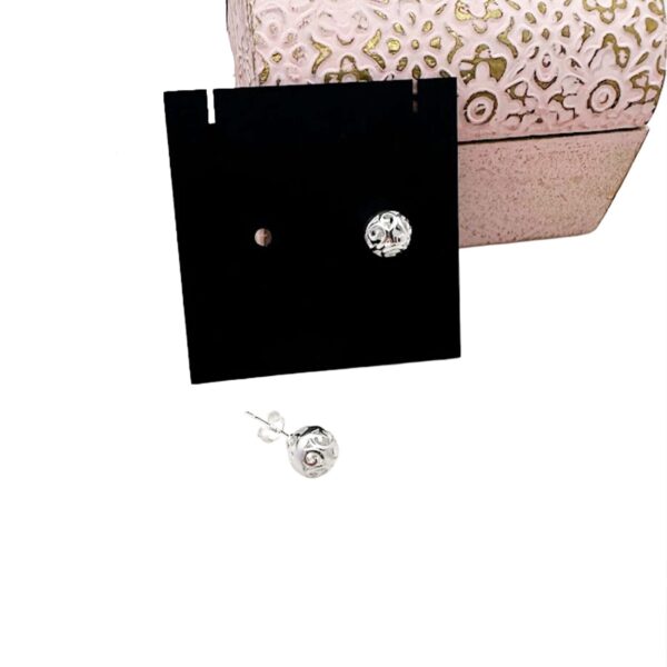 Filigree Ball Stud Earrings