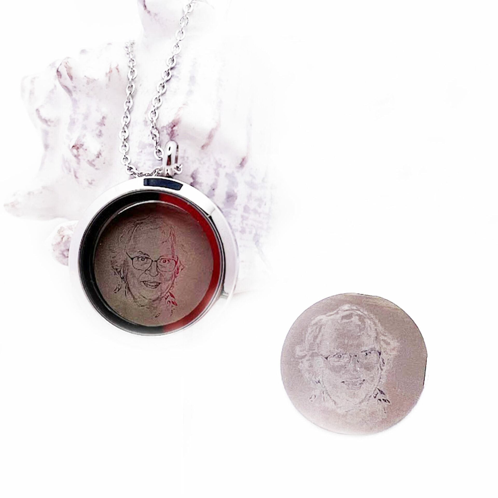 Floating Locket Photo Charm