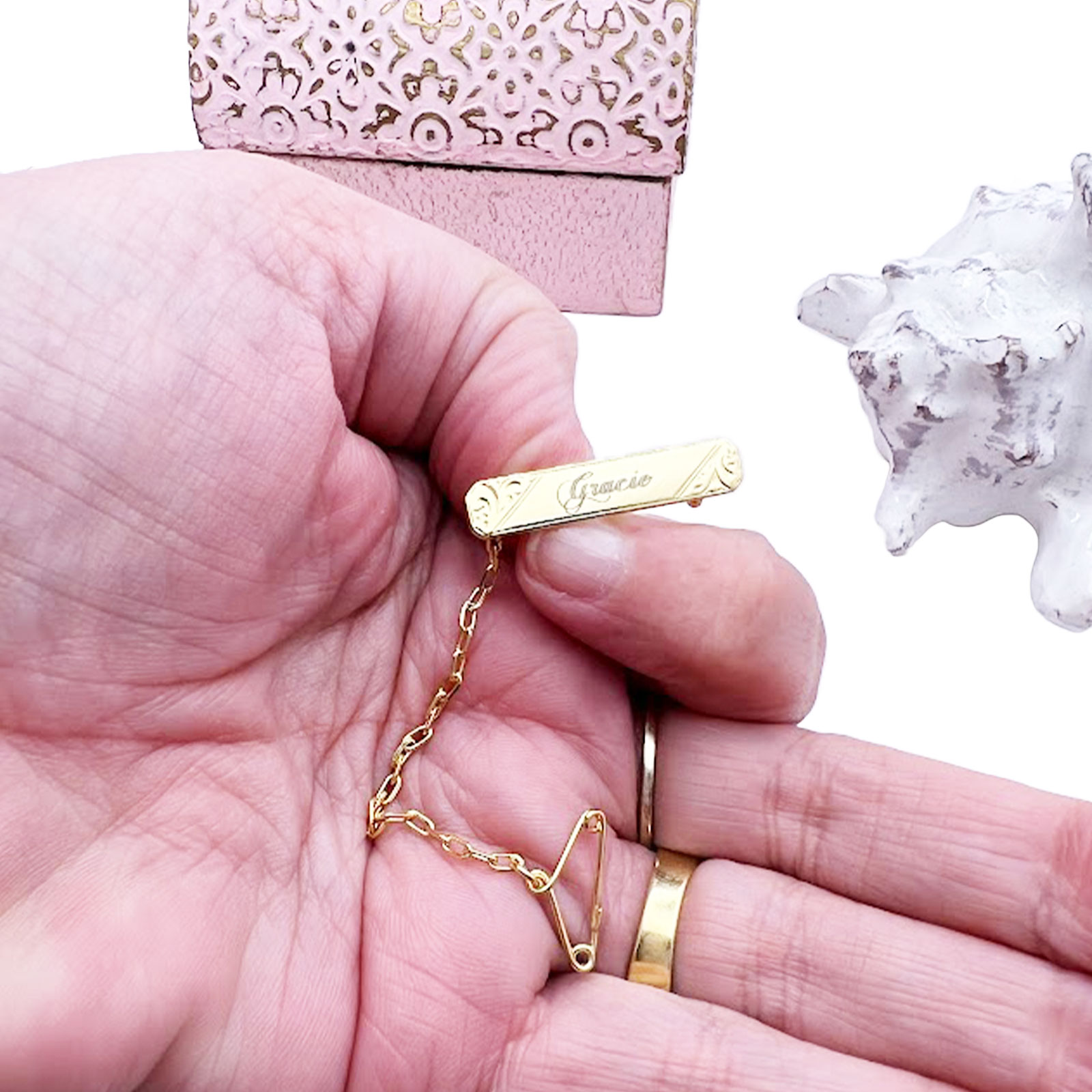 Baby Brooch Rectangle 4 Baby brooch