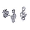 Music Treble Clef Earrings