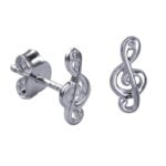 Music Treble Clef Earrings