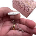 Baby Brooch Pink Stone