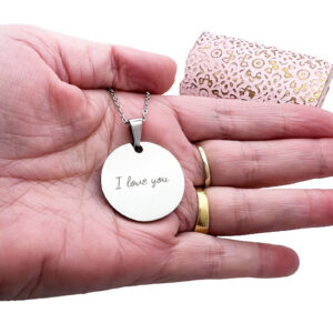 Round Personalised Necklace