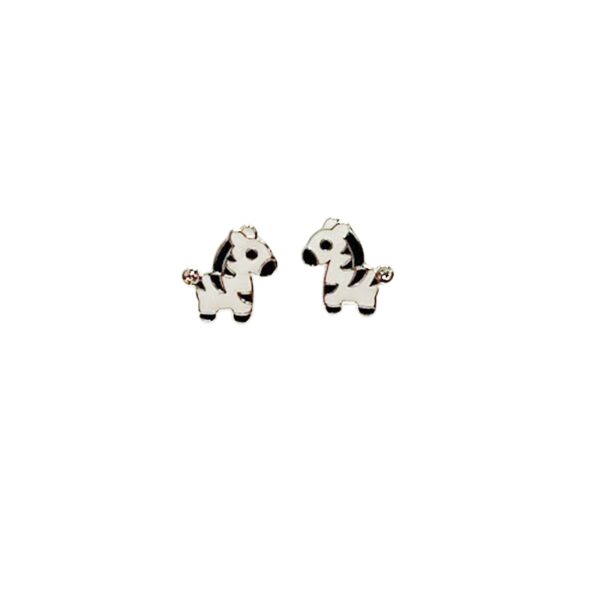 Zebra Earrings