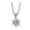Round Cubic Zirconia Pendant