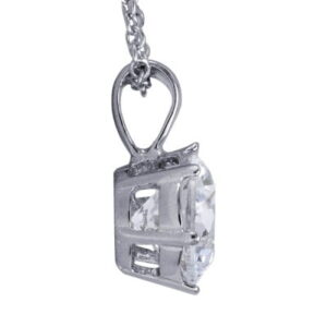 Round Cubic Zirconia Pendant